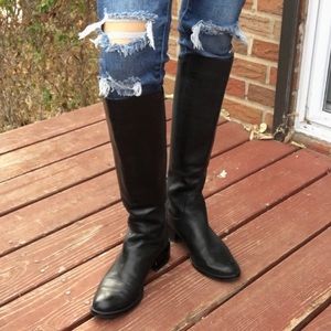 BCBGeneraton Black Leather Boots 6.5